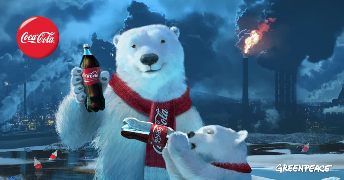 Coca Cola Polar Bear Advertisement
